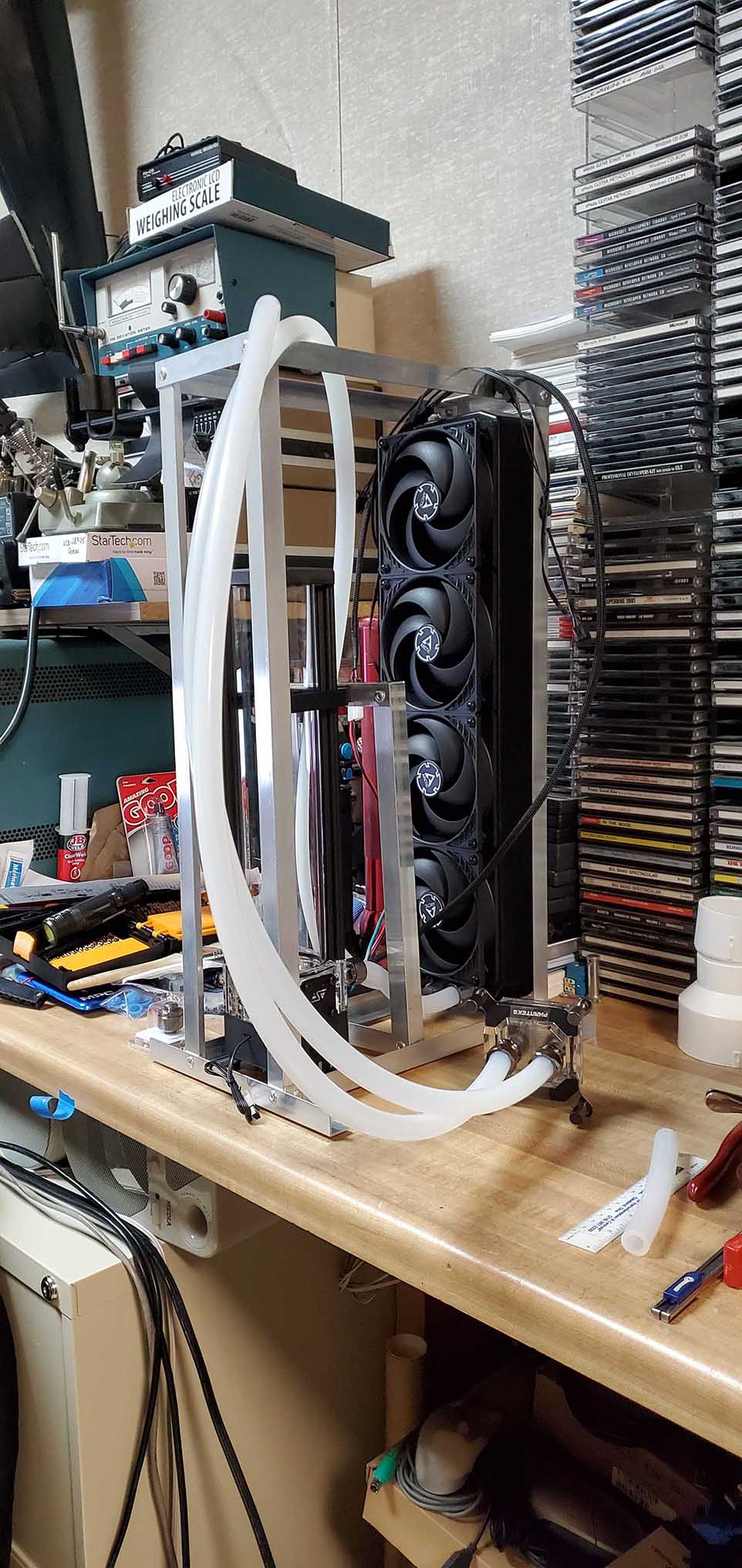 PC Water Cooler Frame  Build - Initial Setup and Test