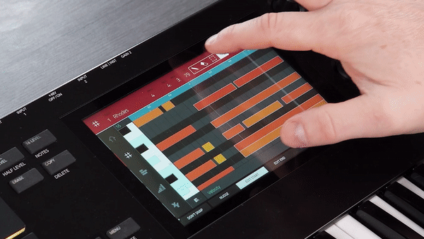 Animation of sequencing workflow
