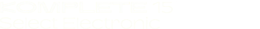 komplete 15 select electronic